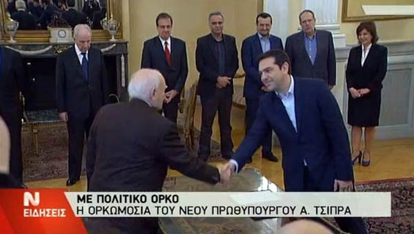 Çipras resmen Başbakan! Çipras resmen Başbakan!