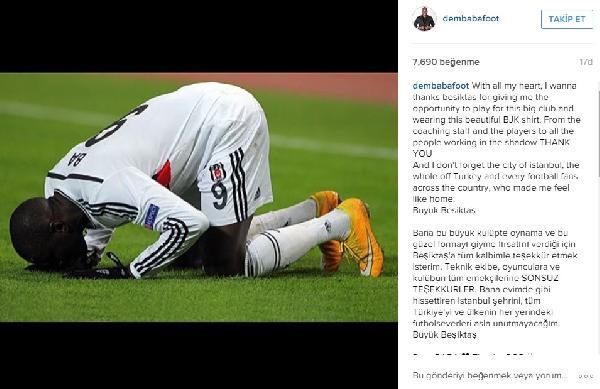 Demba Ba veda etti Demba Ba veda etti