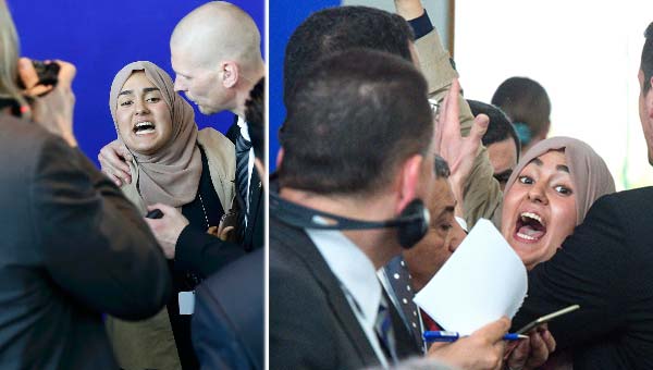 Sisi'ye 'katil' diye bağırdı Sisi'ye 'katil' diye bağırdı