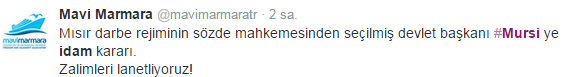 'Bir Mursi 'ölür', Bin Mursi doğar!' 'Bir Mursi 'ölür', Bin Mursi doğar!'
