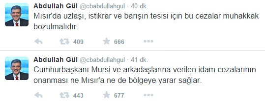 Abdullah Gül'den o karara tepki Abdullah Gül'den o karara tepki