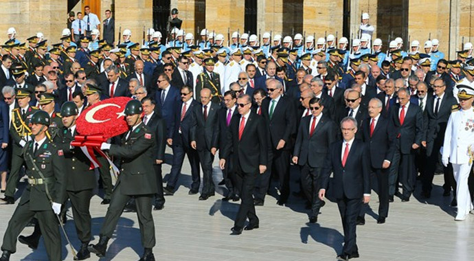 Erdoğan 30 Ağustos töreninde konuştu Erdoğan 30 Ağustos töreninde konuştu