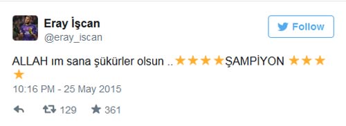 İşte ünlülerin şampiyonluk kutlamaları İşte ünlülerin şampiyonluk kutlamaları