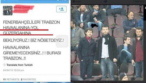 Fenerbahçe otobüsüne saldırıda 2 gözaltı Fenerbahçe otobüsüne saldırıda 2 gözaltı