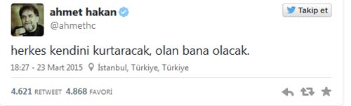 Ahmet Hakan'dan ilginç 'Arınç' yorumu Ahmet Hakan'dan ilginç 'Arınç' yorumu
