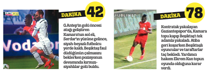 Beşiktaş-Gaziantep maçına hakem kararları damga vurdu Beşiktaş-Gaziantep maçına hakem kararları damga vurdu