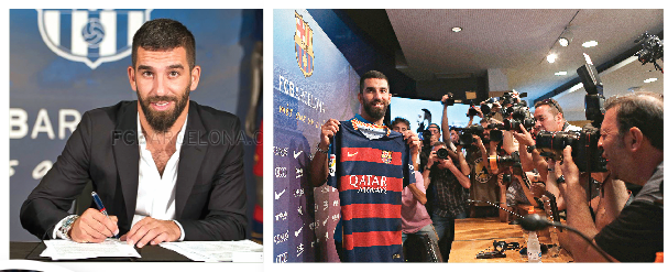 Arda Turan resmen Barcelona'da Arda Turan resmen Barcelona'da