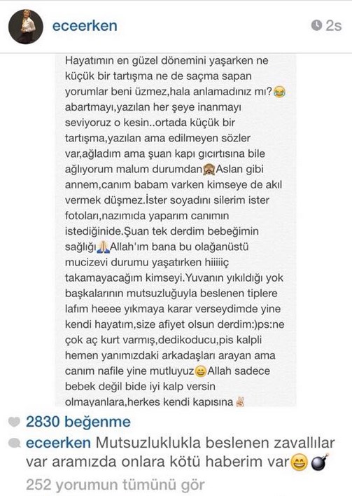 Ece Erken'den o habere açıklama! Ece Erken'den o habere açıklama!