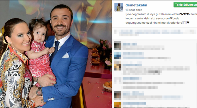 İşte Demet Akalın'ın kızı