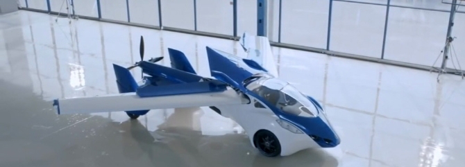 İşte uçan otomobil İşte uçan otomobil