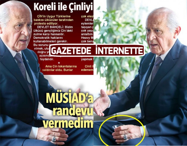 Hürriyet tepki çeken Bahçeli fotoğrafını kaldırdı Hürriyet tepki çeken Bahçeli fotoğrafını kaldırdı