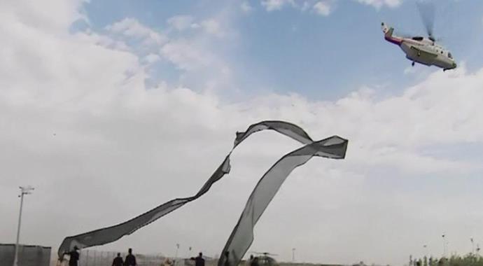 Cumhurbaşkanı Erdoğan'ın helikopteri havada tehlike atlattı Cumhurbaşkanı Erdoğan'ın helikopteri havada tehlike atlattı