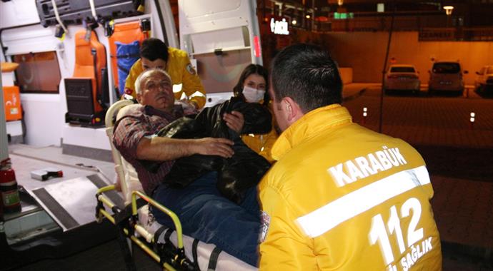 Babasını hastanelik etti Babasını hastanelik etti