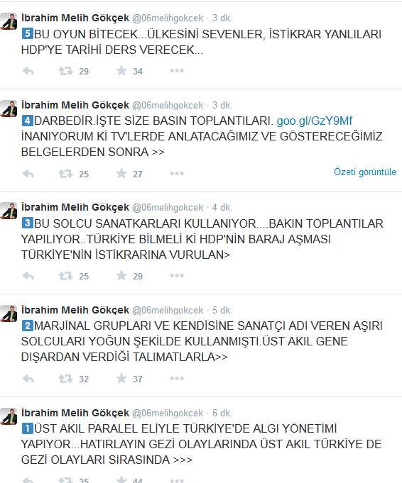 Gökçek'den bomba HDP açıklaması Gökçek'den bomba HDP açıklaması