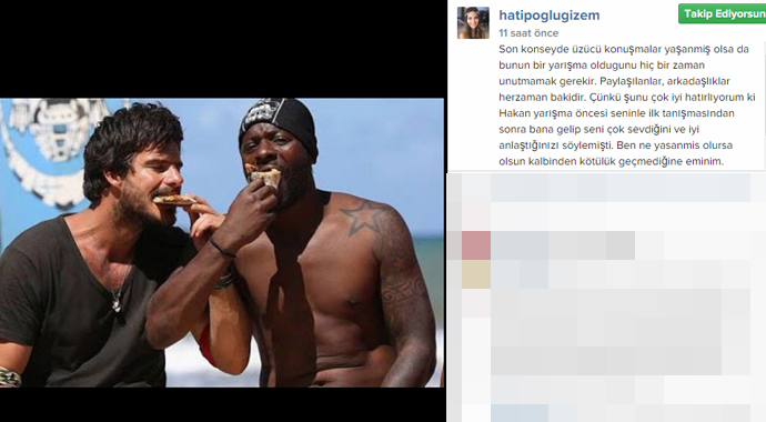 Gizem Hatipoğlu'ndan Pascal Nouma'ya anlamlı mesaj Gizem Hatipoğlu'ndan Pascal Nouma'ya anlamlı mesaj