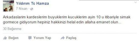 Şehit olacağı sanki içine doğmuştu! Şehit olacağı sanki içine doğmuştu!