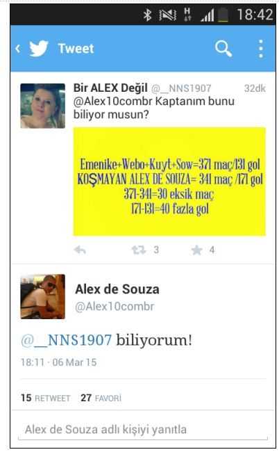 Alex bir tweet attı ortalık karıştı Alex bir tweet attı ortalık karıştı