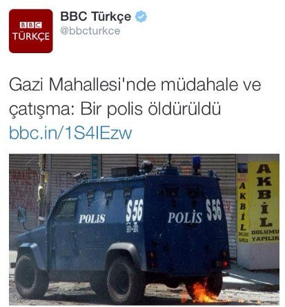 BBC Türkçe'den tepki çeken başlık BBC Türkçe'den tepki çeken başlık