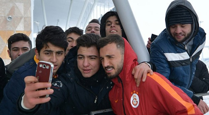 Galatasaray kafilesi Sivas'ta Galatasaray kafilesi Sivas'ta