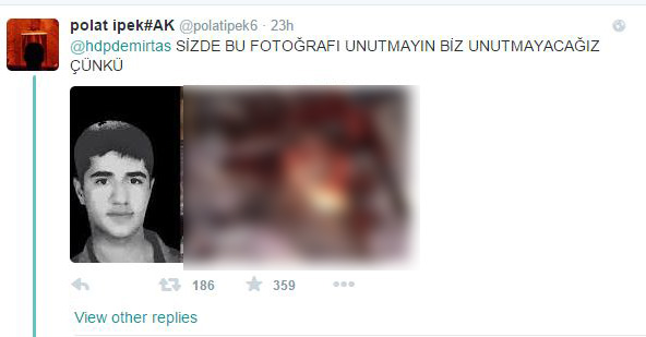 Demirtaş'a tepki yağdı! 'Bu çocuğu da unutma Selahattin' Demirtaş'a tepki yağdı! 'Bu çocuğu da unutma Selahattin'