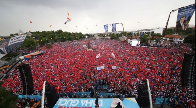 Davutoğlu 81. mitinginde Konya'da konuştu Davutoğlu 81. mitinginde Konya'da konuştu