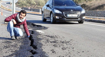 Edirne'de yine aynı felaket! Edirne'de yine aynı felaket!