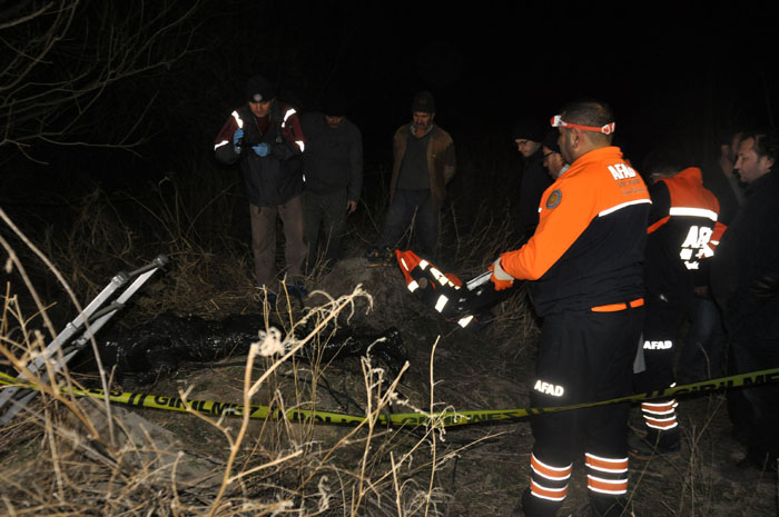 Sulama kanalında bu halde bulundu! Sulama kanalında bu halde bulundu!