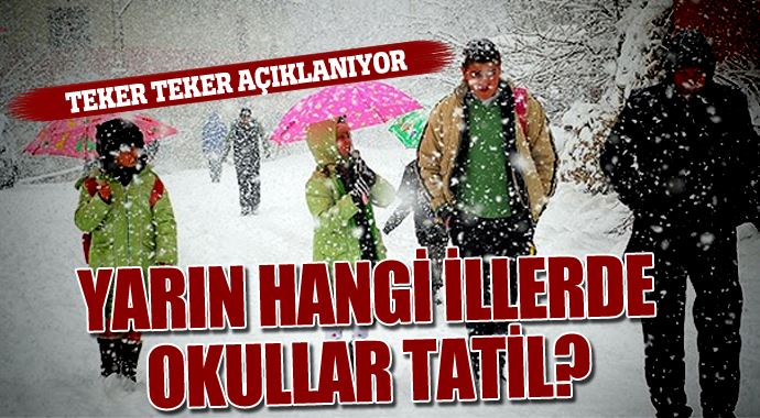 İstanbul'da okullar tatil mi? İstanbul'da okullar tatil mi?