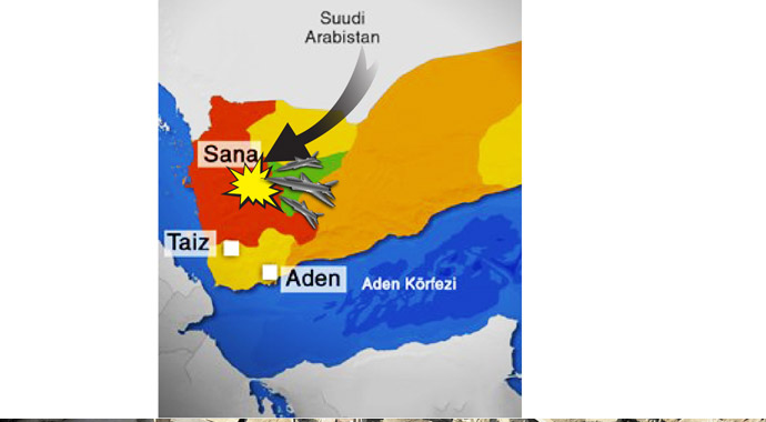 Yemen'de Şii Husileri kararlı fırtına vurdu! Yemen'de Şii Husileri kararlı fırtına vurdu!