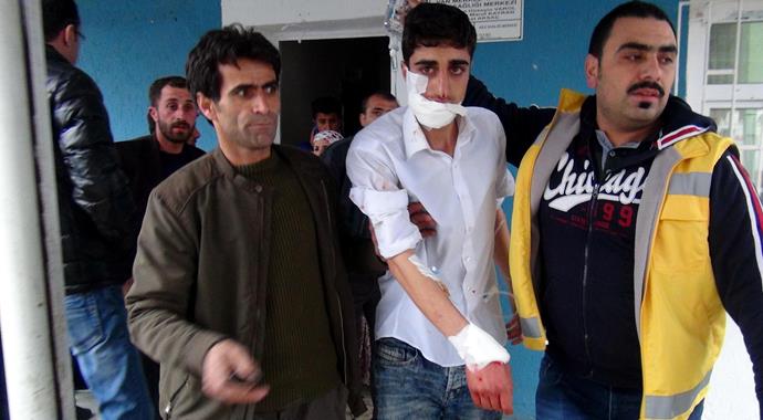 Van'da güvenlik kamerası gerginliği Van'da güvenlik kamerası gerginliği