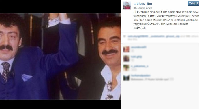 İbrahim Tatlıses Gürses'i unutmadı İbrahim Tatlıses Gürses'i unutmadı