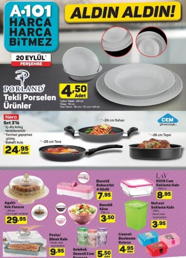 A101 Aktüel 4 Eylül İndirim Kataloğu A101 Aktüel 4 Eylül İndirim Kataloğu