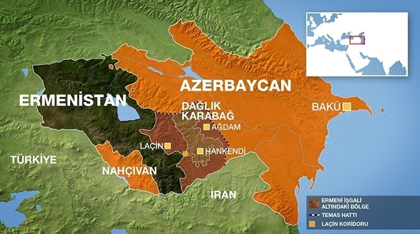 Ermenistan Azerbaycan Cephesinde Catisma