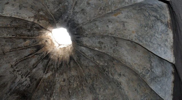 Bat Wing Figure On The Wall Of Historical Mazlum Ağa Bath Tech2 Located On The Left Of Stone Bridge Under Kars Castle Sultan Iii Restoration Work Mazlum Ağa Bath Which Had Been Repaired By Murad Between