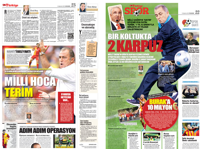 Fatih Terim, 'Hedef 2014'ün ötesinde' Fatih Terim, 'Hedef 2014'ün ötesinde'