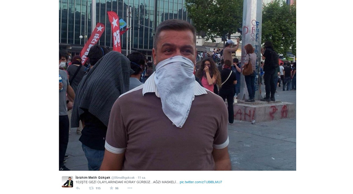 Gökçek asansörü parçalayan eylemciyi buldu!