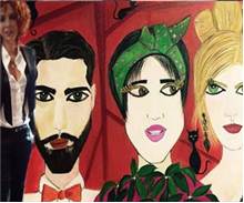 Nur Yerlitaş'ı çizdi!