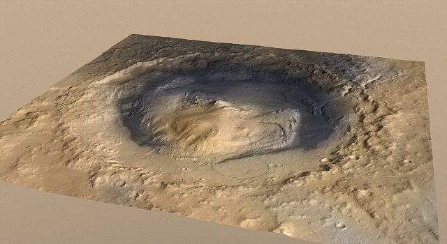 Mars'ta göl bulundu! Mars'ta göl bulundu!