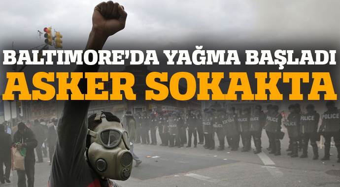 Baltimore'da kriz büyüyor