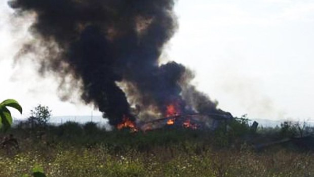 Ermeni helikopteri düşürüldü! Ermeni helikopteri düşürüldü!