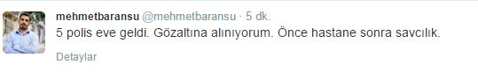 Mehmet Baransu gözaltına alındı Mehmet Baransu gözaltına alındı