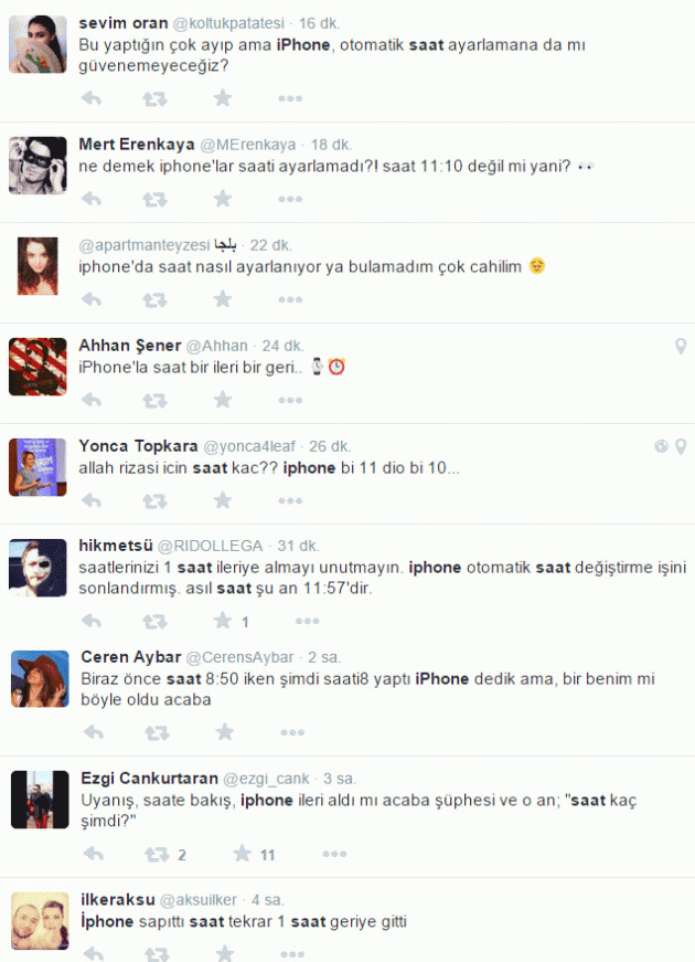 iPhone kullanıcılarına büyük şok! Saatleri ileri almayı unuttu iPhone kullanıcılarına büyük şok! Saatleri ileri almayı unuttu