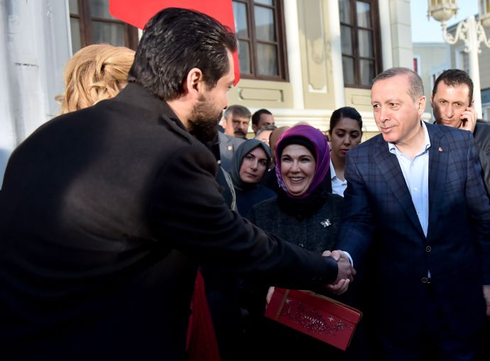 Erdoğan'dan 'Filinta' setine sürpriz ziyaret Erdoğan'dan 'Filinta' setine sürpriz ziyaret