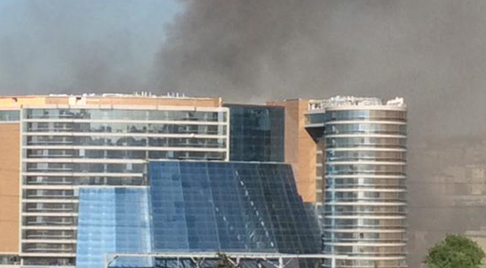 Yenibosna'da korkutan yangın