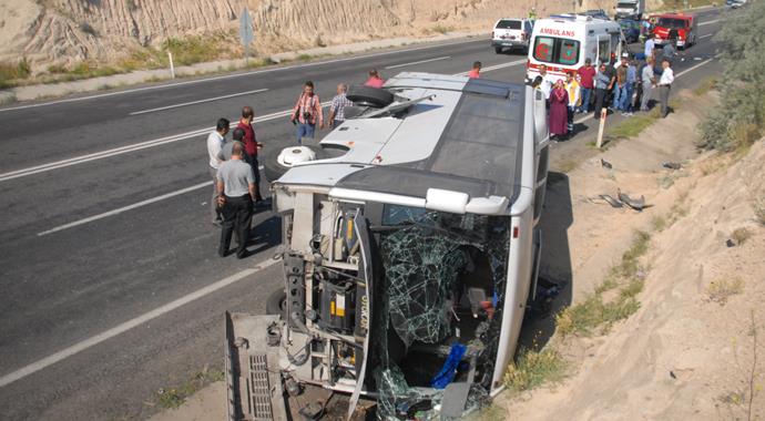 KPSS yolunda feci kaza: 9 yaralı