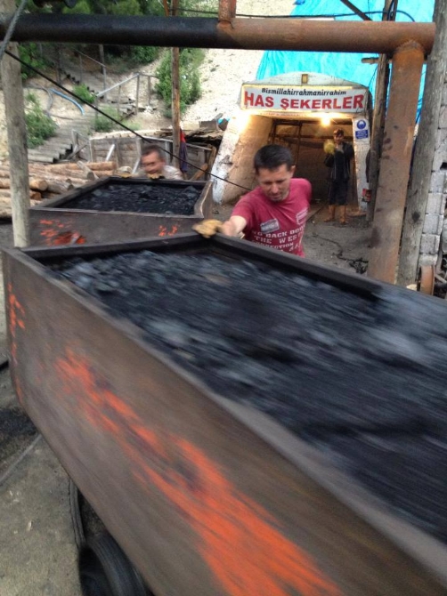 Karaman'daki maden ocağının fotoğrafları