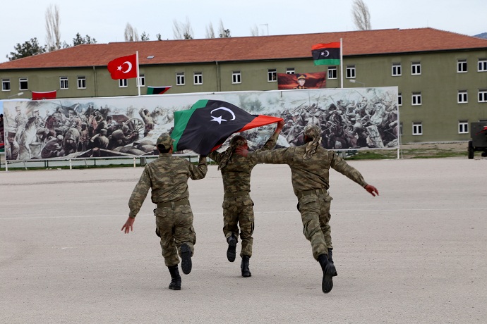 Libyalı askerler Türkiye'deki eğitimlerini tamamladı Libyalı askerler Türkiye'deki eğitimlerini tamamladı