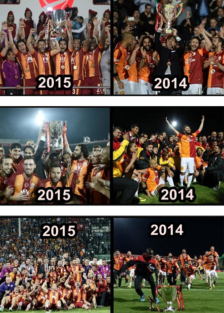 Kupa sevincinde olmayan tek Galatasaraylı!