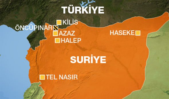 Terör örgütü IŞİD, Öncüpınar sınır kapısına yanaşıyor Terör örgütü IŞİD, Öncüpınar sınır kapısına yanaşıyor