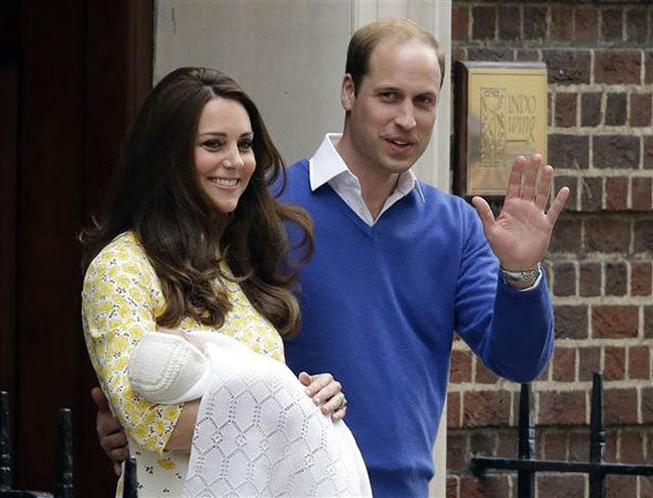 Dünyanın beklediği bebek yüzünü gösterdi Dünyanın beklediği bebek yüzünü gösterdi